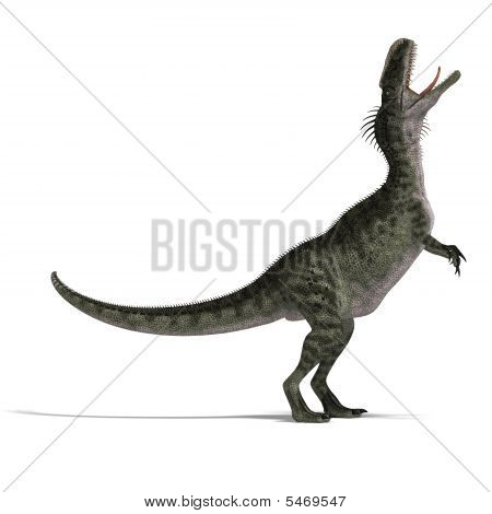 Dinozor Monolophosaurus