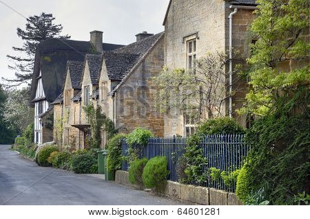 Row of Cotswold Cottages