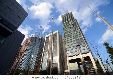 Ginza, Japan - Nov 26 : Modern Building In Ginza Area On November 26, 2013 In Tokyo