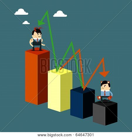 Graph up and down