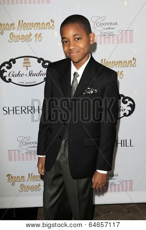 LOS ANGELES - APR 27:  Tylen Williams at the Ryan Newman's Glitz and Glam Sweet 16 birthday party at Emerson Theater on April 27, 2014 in Los Angeles, CA