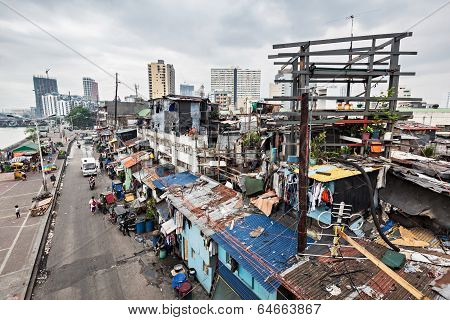 Slums in Manila