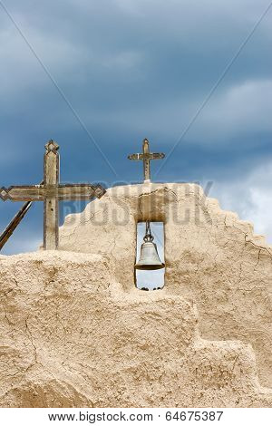 San Lorenzo De Picuris Church In New Mexico