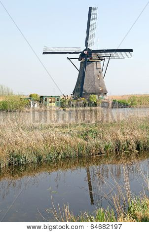 Windmills At Kinderdijk, Netherlands