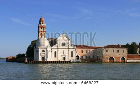 Kirken på Canal Grande i Venedig, Italien