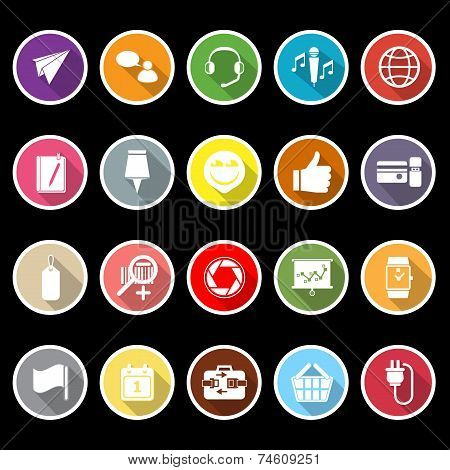 Technology Gadget Screen Flat With Long Shadow