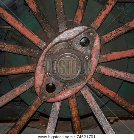 Wheel Of Traction Engine