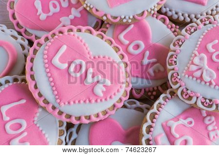 Background With Homemade Cookies
