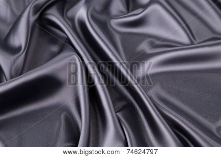 Texture of Black silk background.