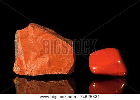 Jasper, Uncut And Tumble Finishing