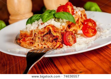 Italian Lasagne With Tomato
