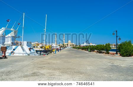 Walking In Port