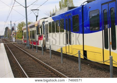 Light rail Max, Gresham OR.