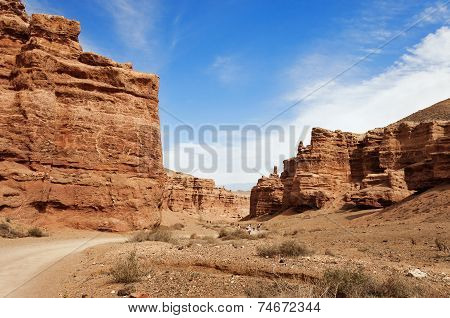 Valley Of Castles In Sharyn Canyon