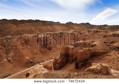 Valley Of Castles In Sharyn Canyon