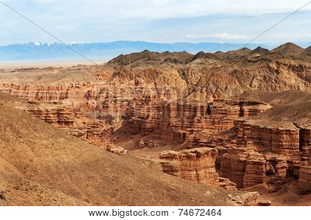 Valley Of Castles In Sharyn Canyon