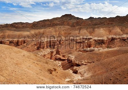 Valley Of Castles In Sharyn Canyon