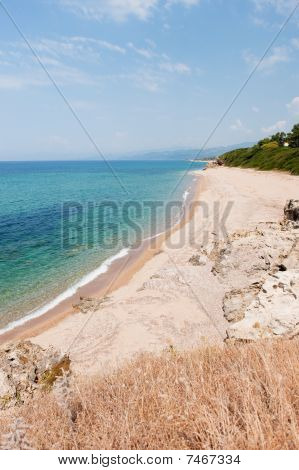 Plage tranquille de vide