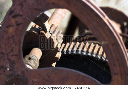 Vintage Rusty Gear