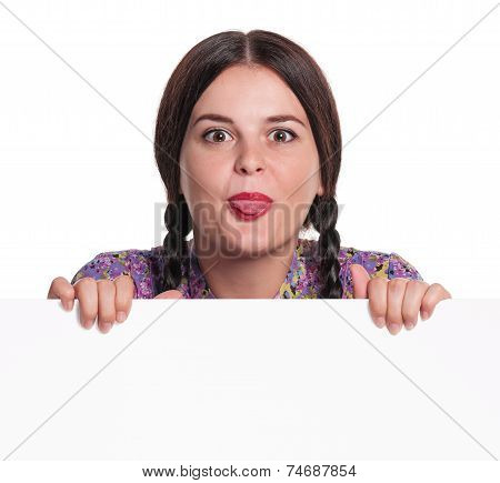 Woman With A Blank