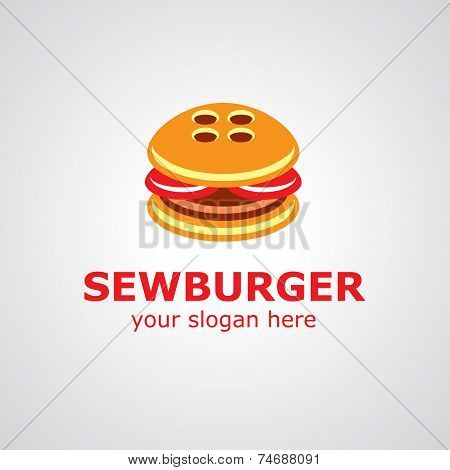 Sewburger Vector Logo Design