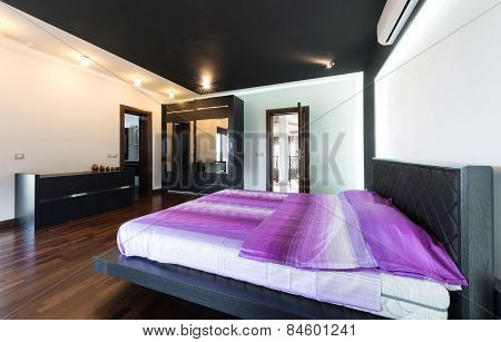 Modern bedroom interior