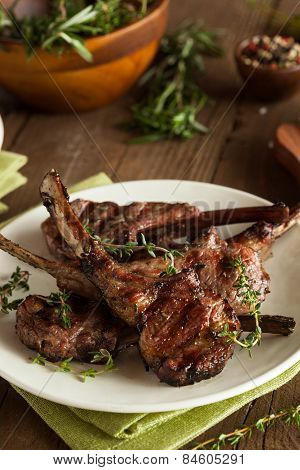 Organic Grilled Lamb Chops