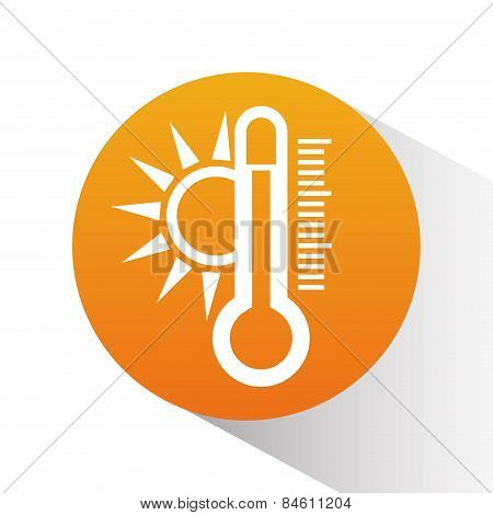 weather concept design over white background, vector illustration.