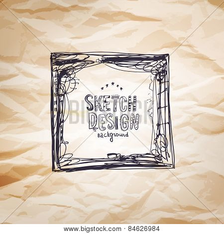 Easy sketch frame design