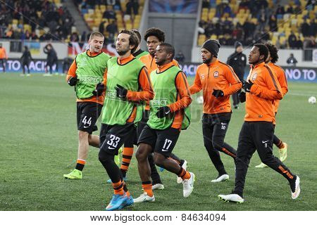 Football Game Shakhtar Donetsk Vs Bayern Munich