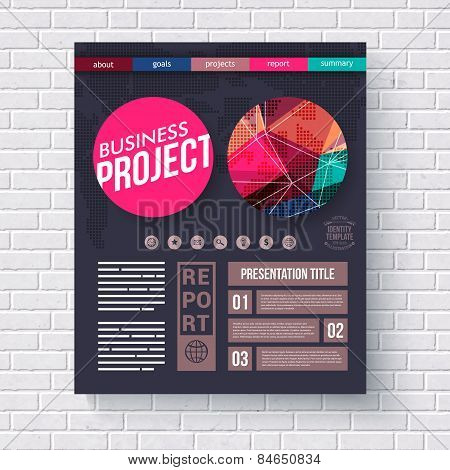 Business Project presentation infographic