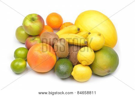 Fruit On A White Background
