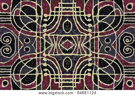 Tribal Geometric Art Pattern