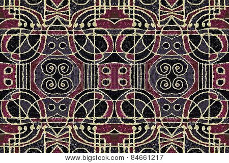 Tribal Geometric Art Pattern