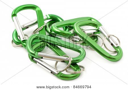 key ring isolated on white background