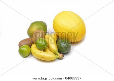 Fruit On A White Background
