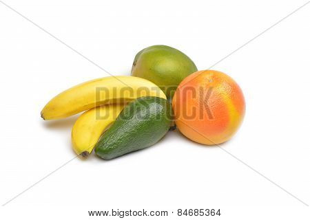 Fruit On A White Background