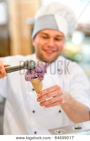 Ice cream seller