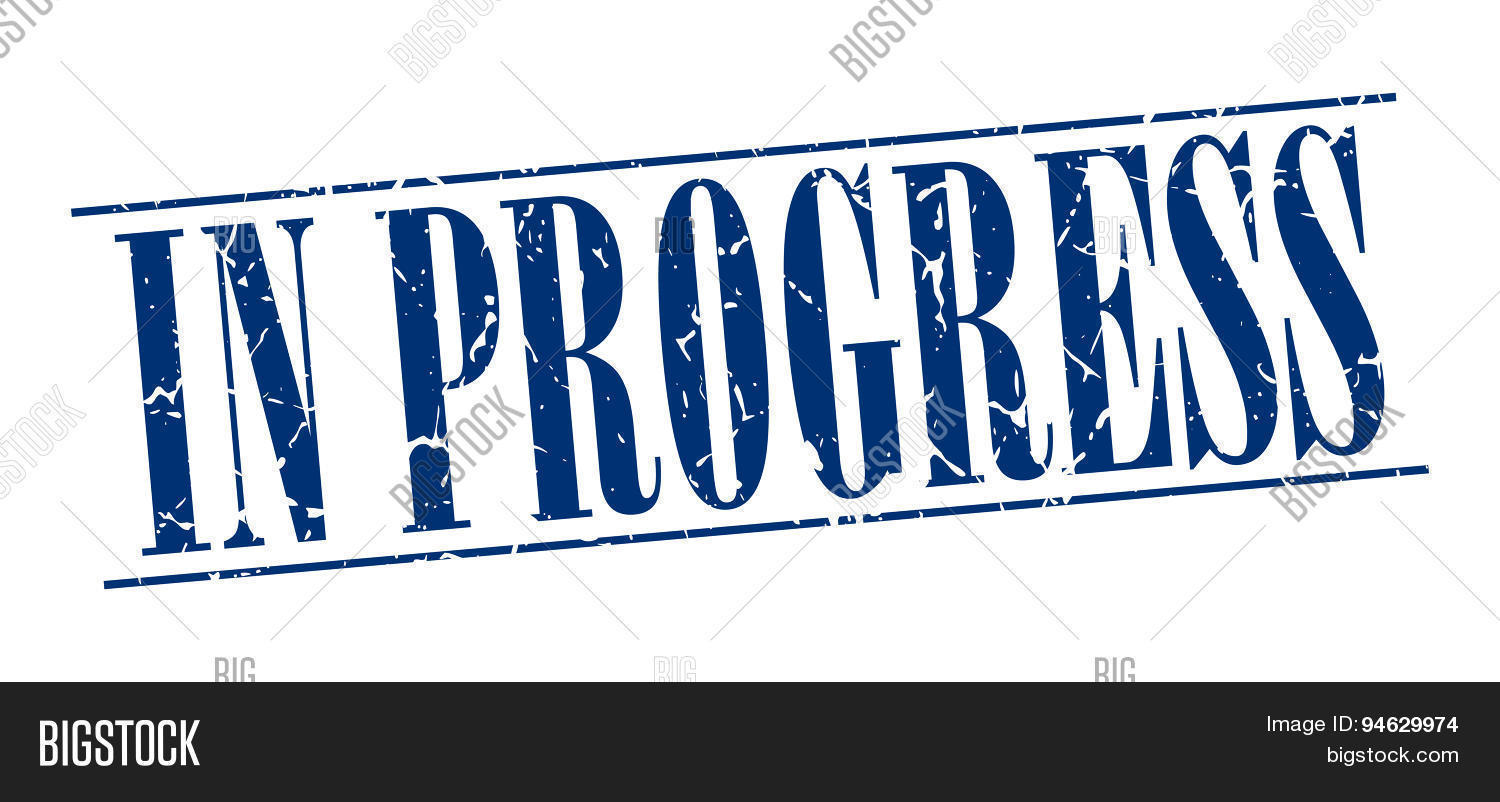 Progress Blue Grunge Vector & Photo (Free Trial) | Bigstock