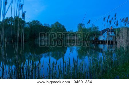 Lake at evening