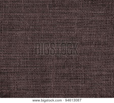 Dark puce burlap texture background