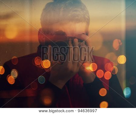 Double Exposure Photograph