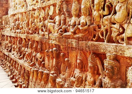 Terrace Of The Leper King, Angkor Wat, Cambodia