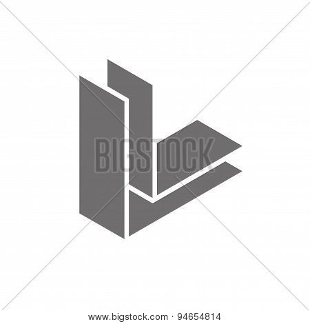 Letter L Logo Concept Icon. Vector