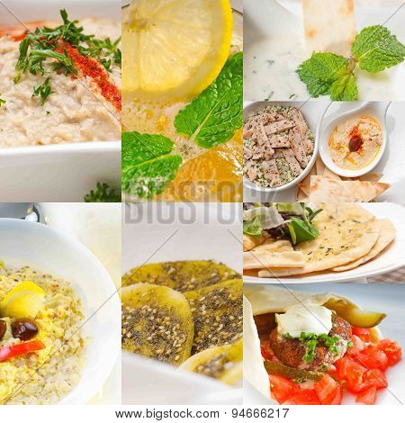 Middle East Food Collage