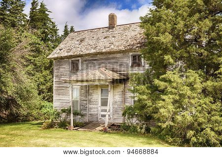 Old Iowa Farmhouse