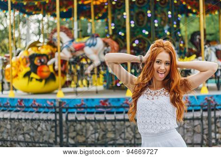 Beautiful Red Hair Girl