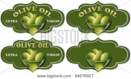 Collection Of Olive Oil Labels