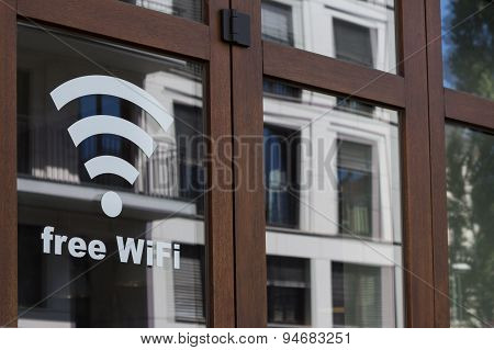 Free wifi - public internet connection symbol