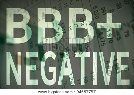 BBB+ negative